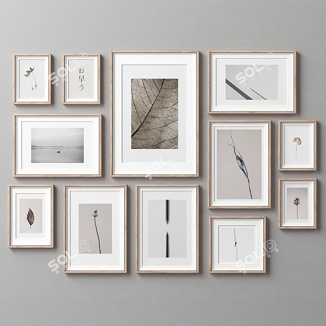 Versatile Picture Frames Collection 3D model image 8