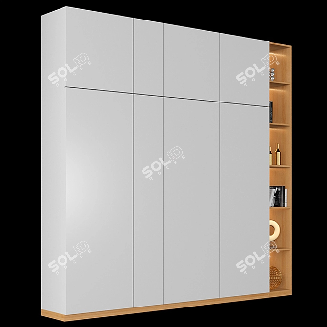 Modern Shelf Design 3D model image 2