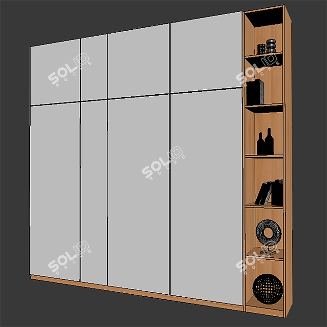 Modern Shelf Design 3D model image 3
