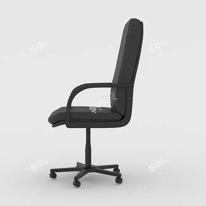 ErgoRoll Office Chair 3D model image 1