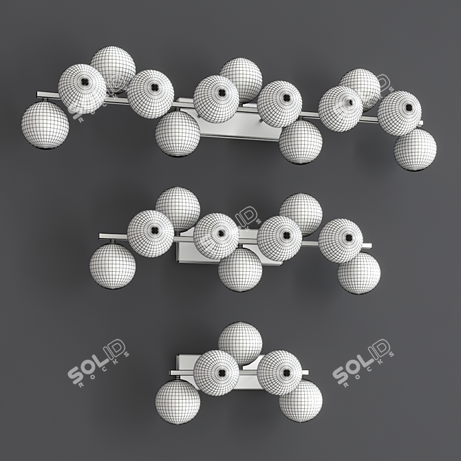 Elegant Maytoni Dallas Wall Sconce 3D model image 2