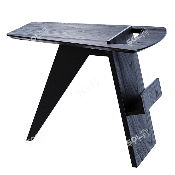 Modern Magazine Table: Stylish and Functional 3D model image 2