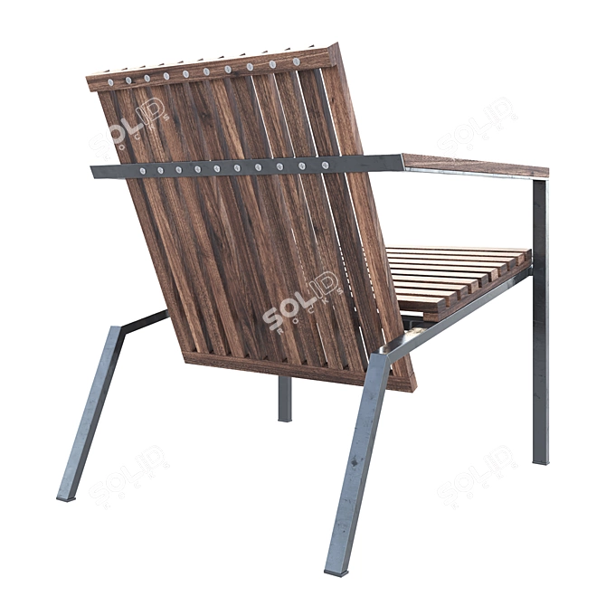 EGOE Axis Outdoor Chair 3D model image 2
