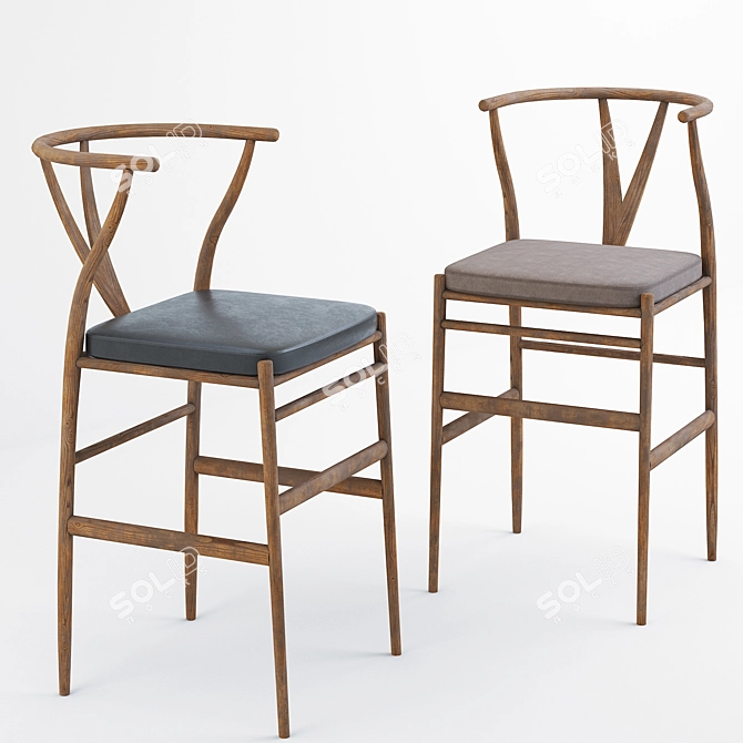 Modern Ergonomic Chair 3D model image 1
