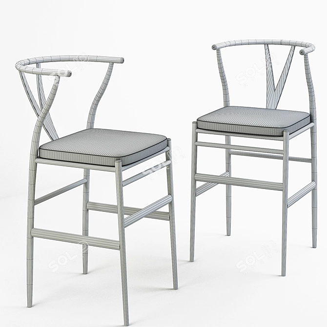 Modern Ergonomic Chair 3D model image 4