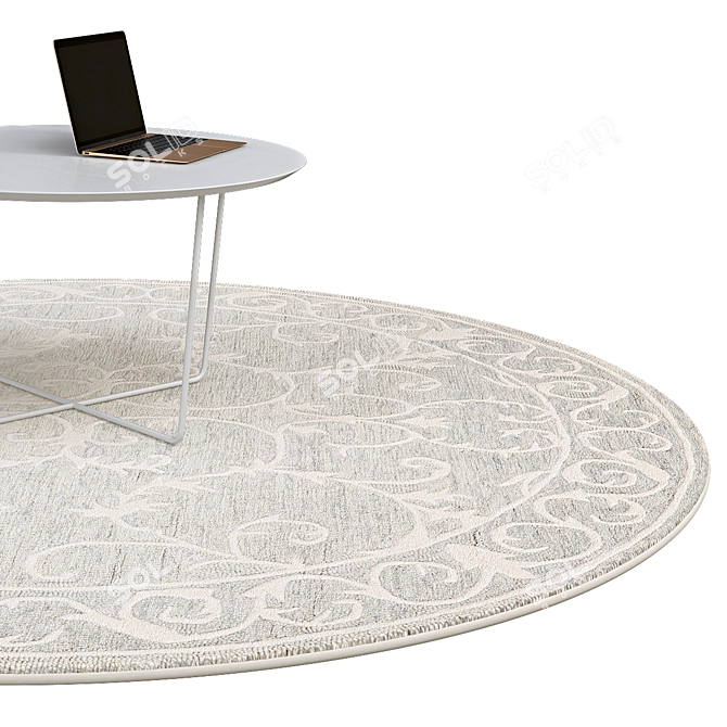 Elegant Circle Rugs | No. 139 3D model image 2