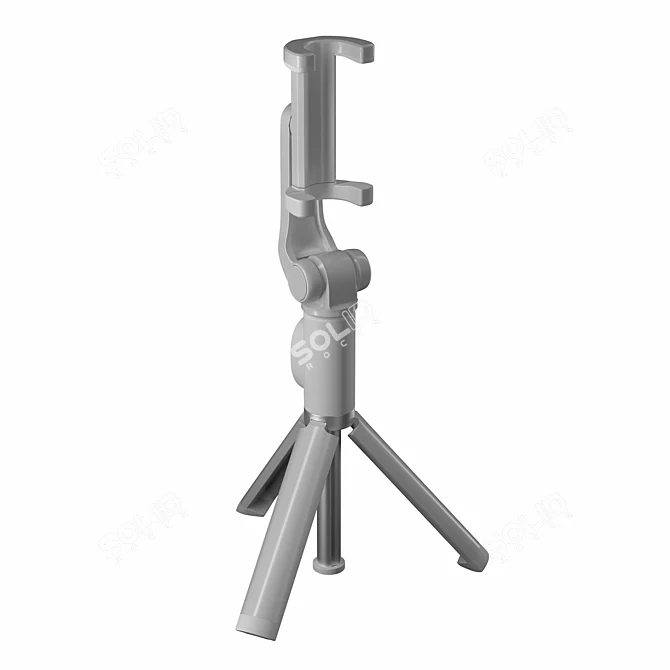 Compact Phone Tripod 

Grey Portable Phone Stand 

Versatile Phone Tripod Stand 

Foldable Phone Holder Stand 

Adjustable 3D model image 1