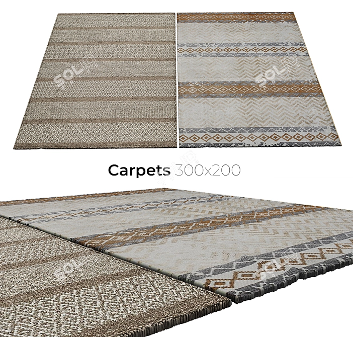 Luxury Carpets for Elegant Spaces 3D model image 1