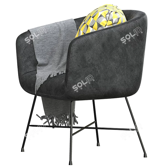 Sleek Jysk Fausing Armchair 3D model image 3