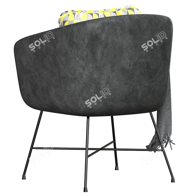 Sleek Jysk Fausing Armchair 3D model image 4