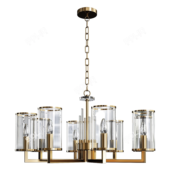 Stunning Chandelier Stilfort Vase: Elegant and Timeless 3D model image 1