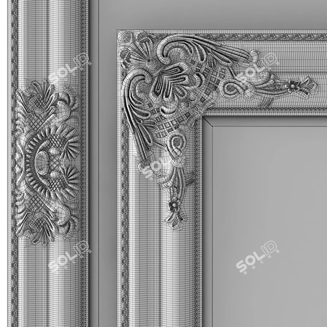 JYSK NORDBORG Mirror: Stylish & Versatile 3D model image 4