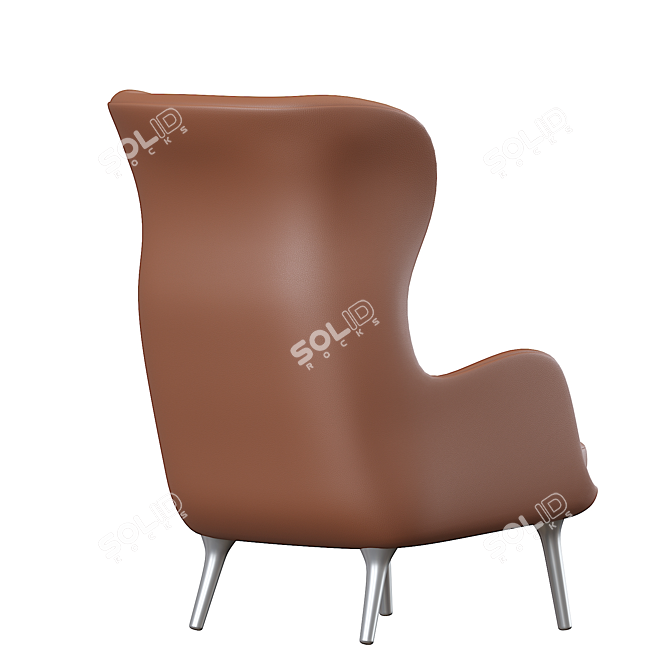 Jaime Hayon RO JH2 Leather Chair 3D model image 4