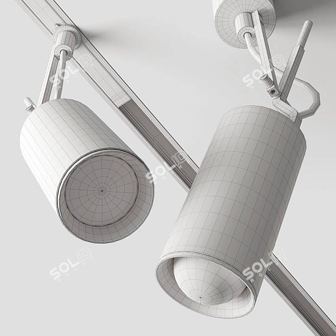 Minimalistic LED Spotlights: AQForm Petpot Collection 3D model image 5