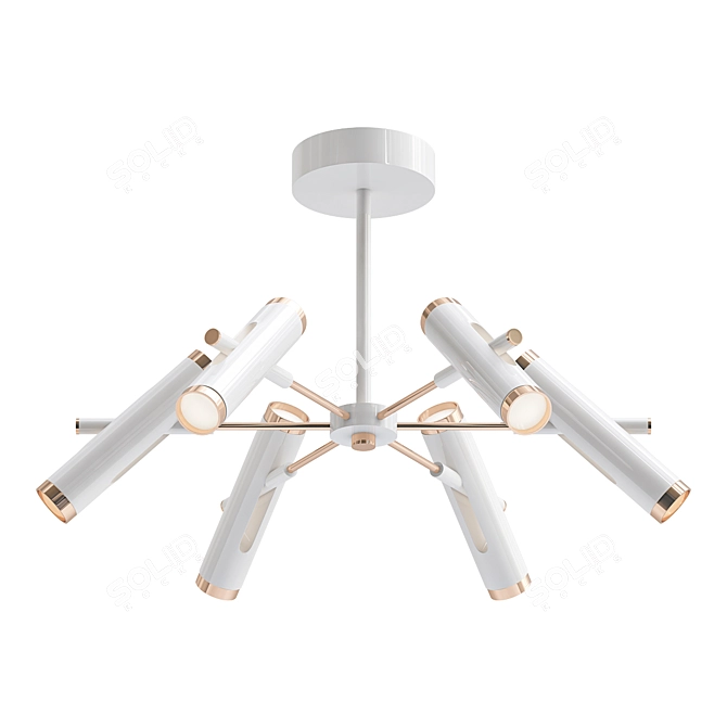 Favourite Duplex LED Chandelier 3D model image 1