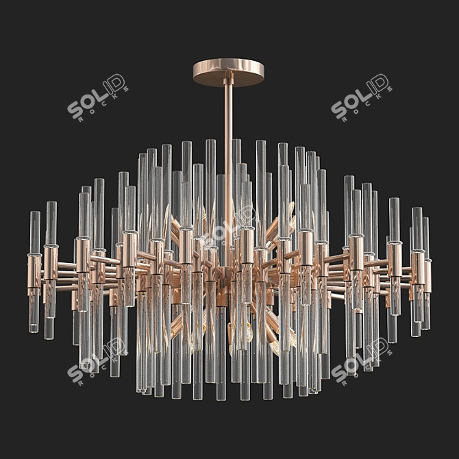 Elegant Favourite Celebratio Pendant Chandelier 3D model image 1