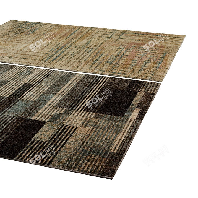 Poly Rug 66: Stylish and Durable 3D model image 2