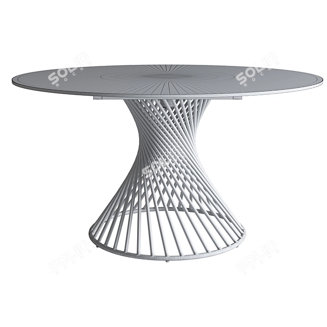Sleek Tornado Table 3D model image 4