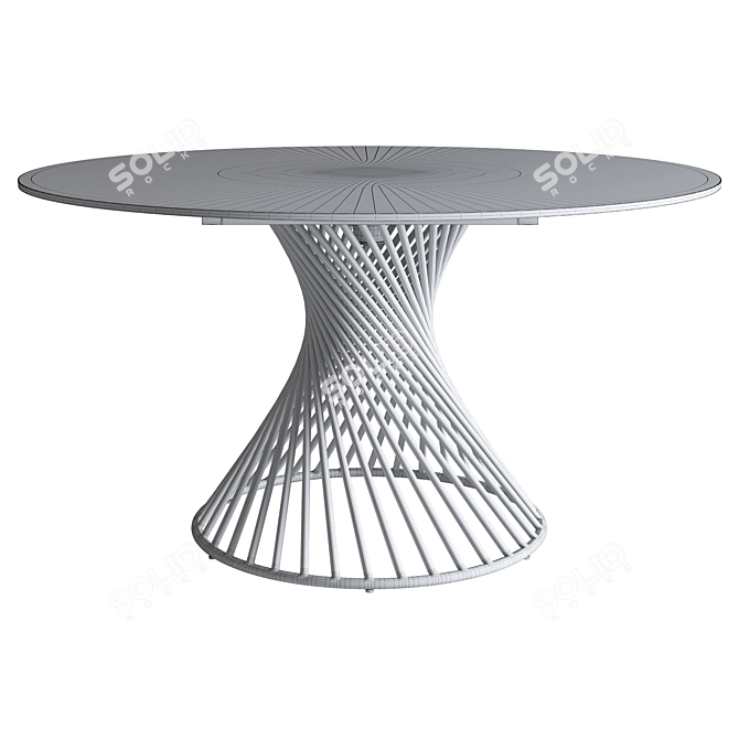 Sleek Tornado Table 3D model image 5