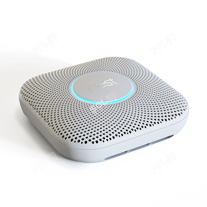 Smoke Detector: Google Nest Protect 3D model image 1