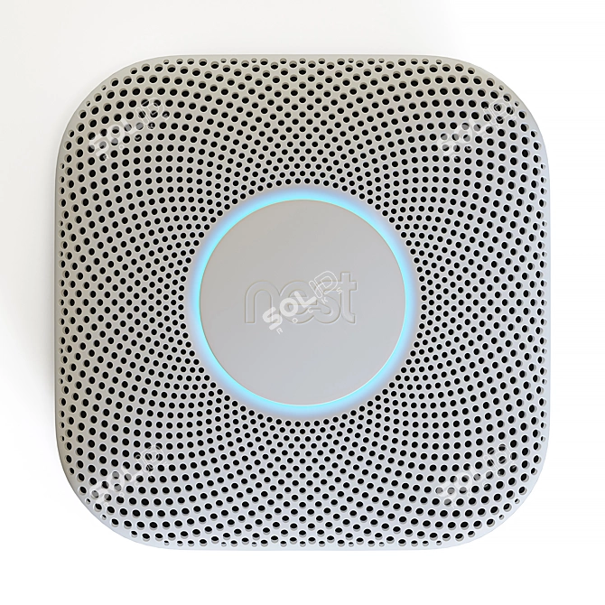 Smoke Detector: Google Nest Protect 3D model image 2