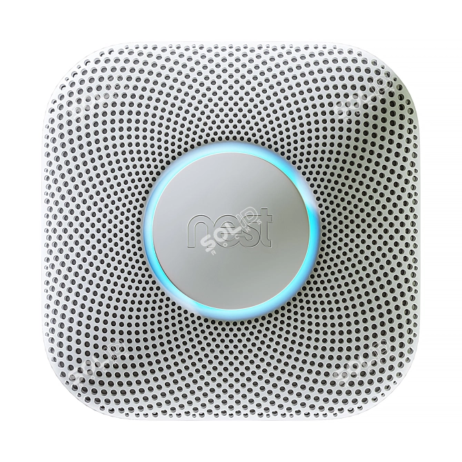 Smoke Detector: Google Nest Protect 3D model image 8