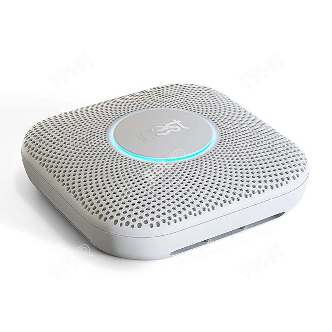 Smoke Detector: Google Nest Protect 3D model image 9