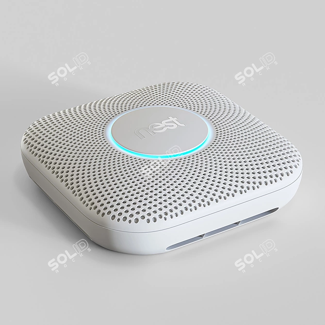 Smoke Detector: Google Nest Protect 3D model image 13