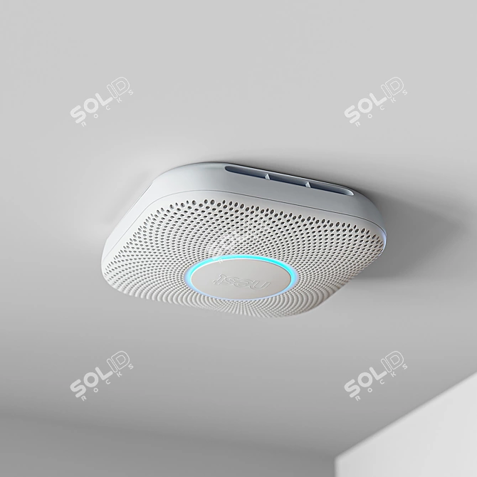 Smoke Detector: Google Nest Protect 3D model image 15