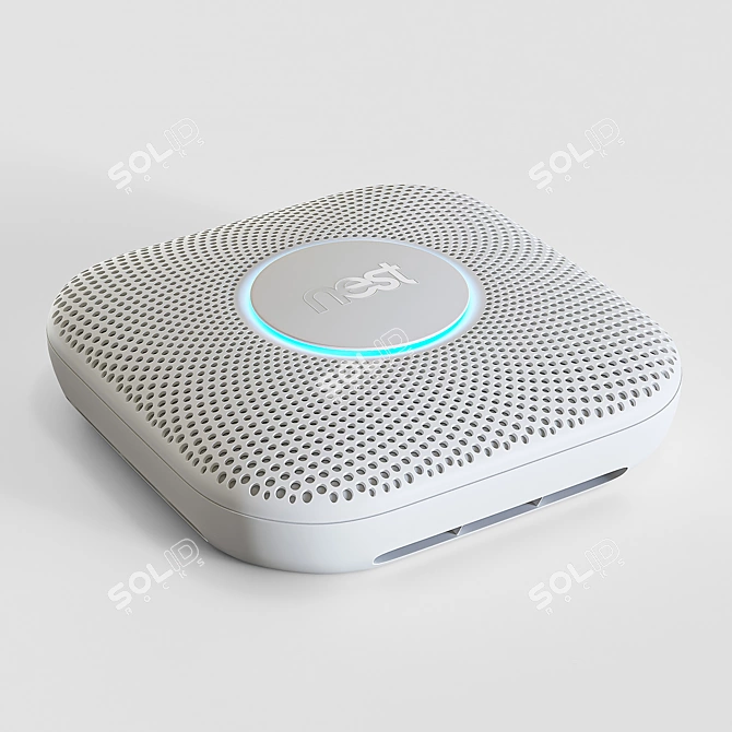 Smoke Detector: Google Nest Protect 3D model image 18