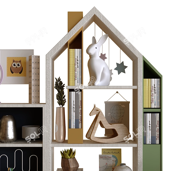 Modern Children Decor Set 3D model image 3