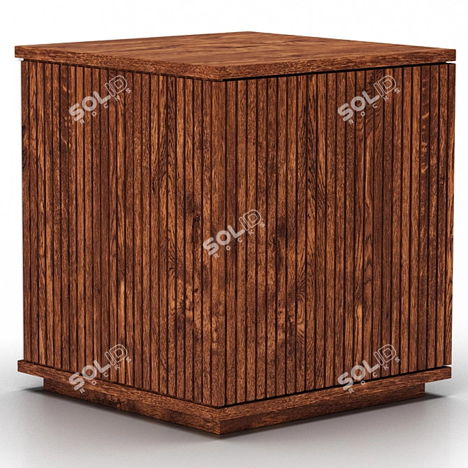 Zara Home Mango Wood Table 3D model image 2