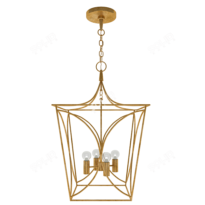 Sparkling Elegance: Cavanagh Small Chandelier 3D model image 2