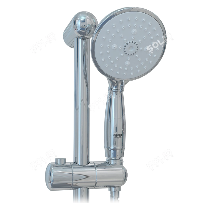 BauFlow Faucet Set: Effortless Elegance 3D model image 4