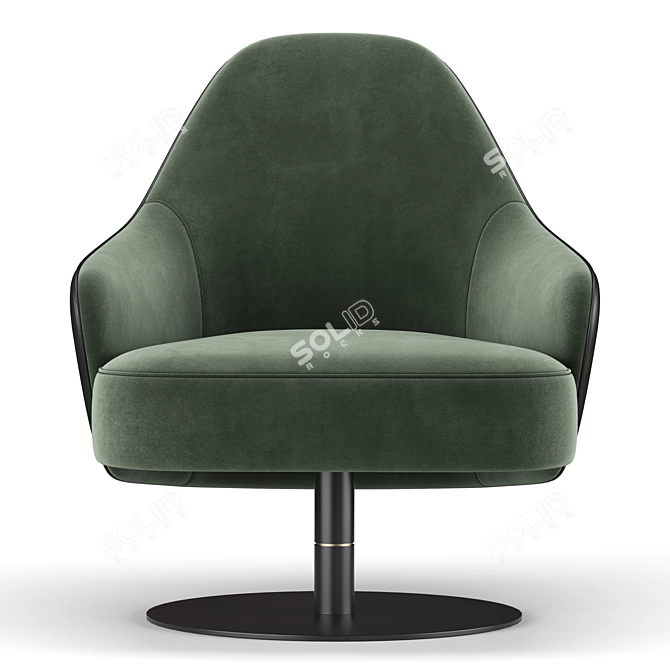 Reflex LUDWIG Armchair: Unmatched Comfort 3D model image 3