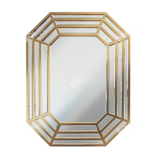 Elegant Mirrored Decor - 50SX-9171 3D model image 1