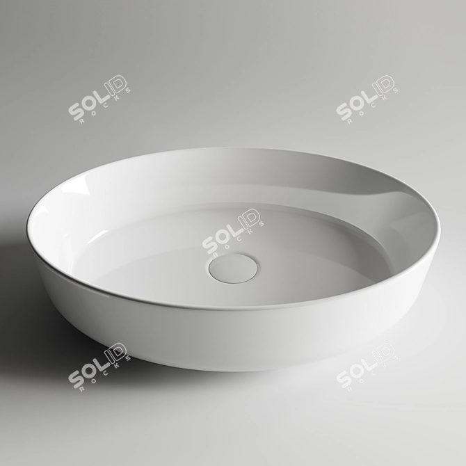 Ceramica Nova Element CN5002 Wash Basin 3D model image 4