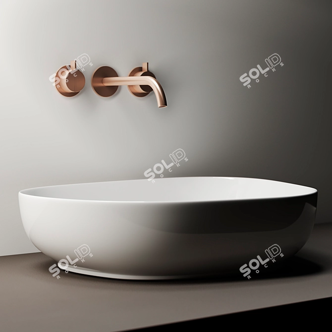 Ceramica Nova Element CN5003 Washbasin Bowl 3D model image 2