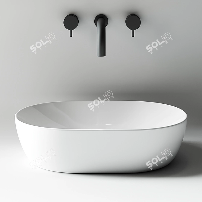 Element CN5010 Ceramic Washbasin Bowl 3D model image 5