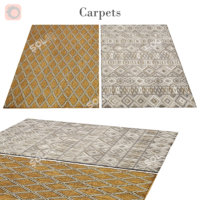 Premium 70 Rug - Classic Design 3D model image 1