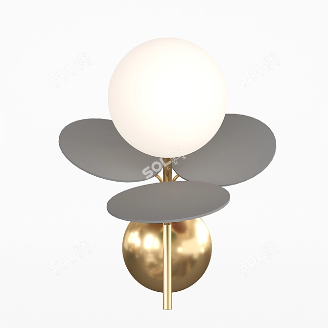 LULUU Wall: Minimalistic Lighting Solution 3D model image 1