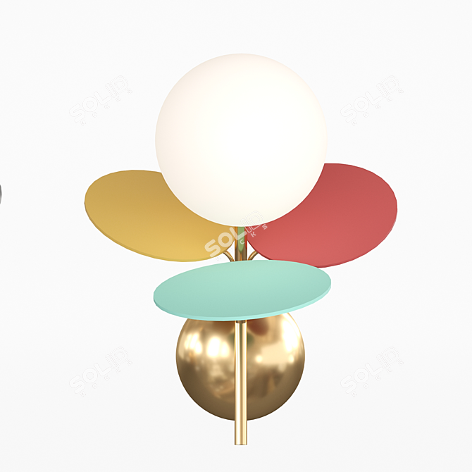 LULUU Wall: Minimalistic Lighting Solution 3D model image 2