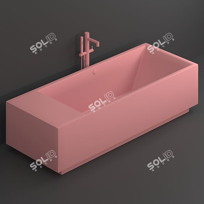 Clou Wash Me Freestanding Bathtub 3D model image 3