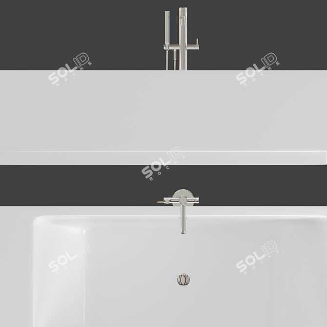 Clou Wash Me Freestanding Bathtub 3D model image 4