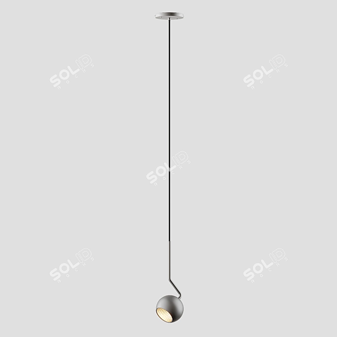 SPIN Pendant Light: Modern, Stylish, and Functional 3D model image 3