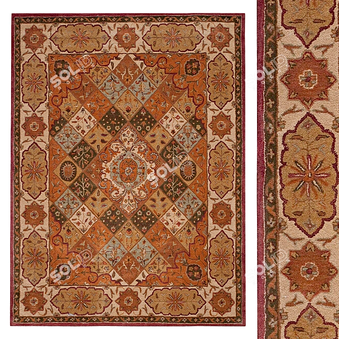 Luxury Carpet Collection 3D model image 1