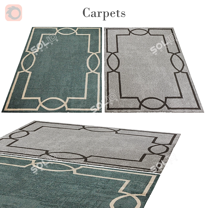 Luxury Oriental Rug - 81 3D model image 1