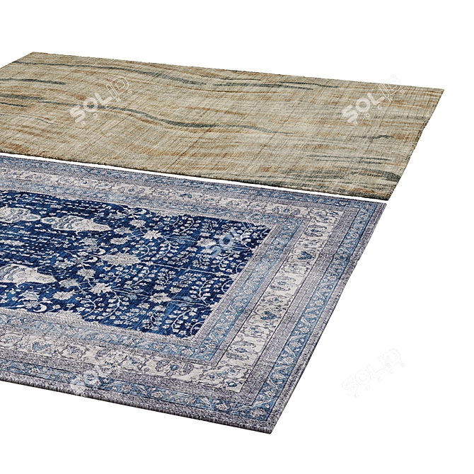 Luxurious Polys Vets Rug 84 3D model image 2