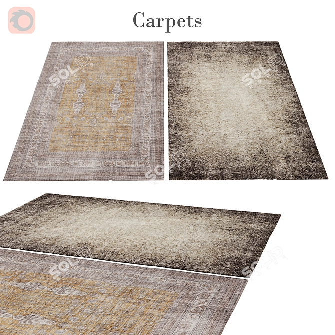 Versatile Rug 85: Polys 3,888, Vets 4,004 3D model image 1