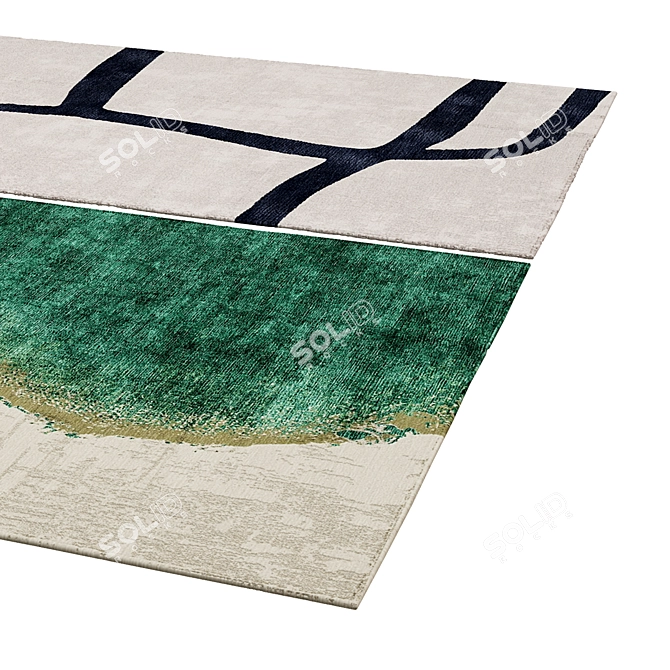 Versatile Poly Rug: 3 888 Polys, 4 004 Vets 3D model image 2